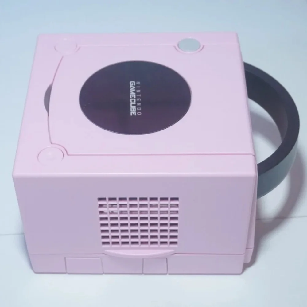 Pastel Pink Nintendo GameCube Console DOL-101 (USA) with Pink LED & Controller
